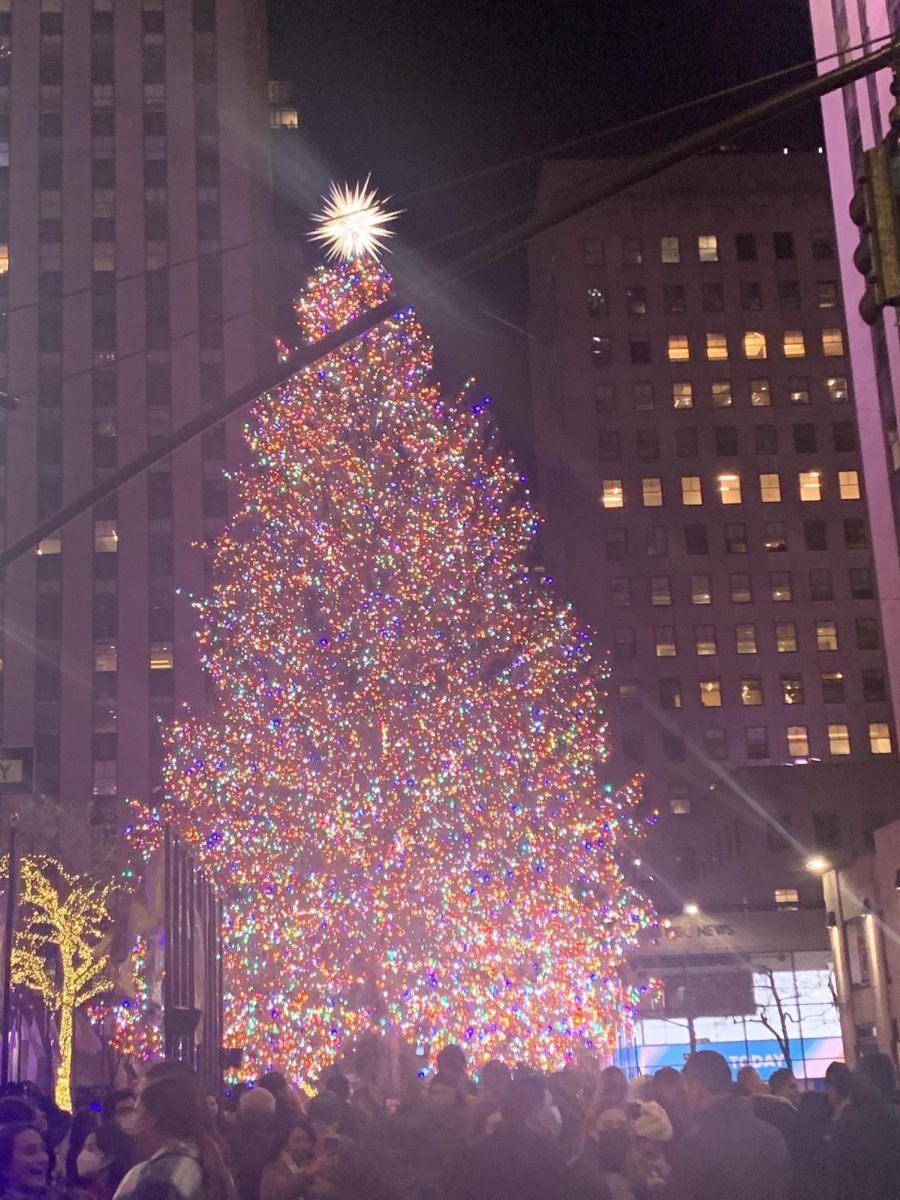 The iconic Rockefeller Christmas Tree