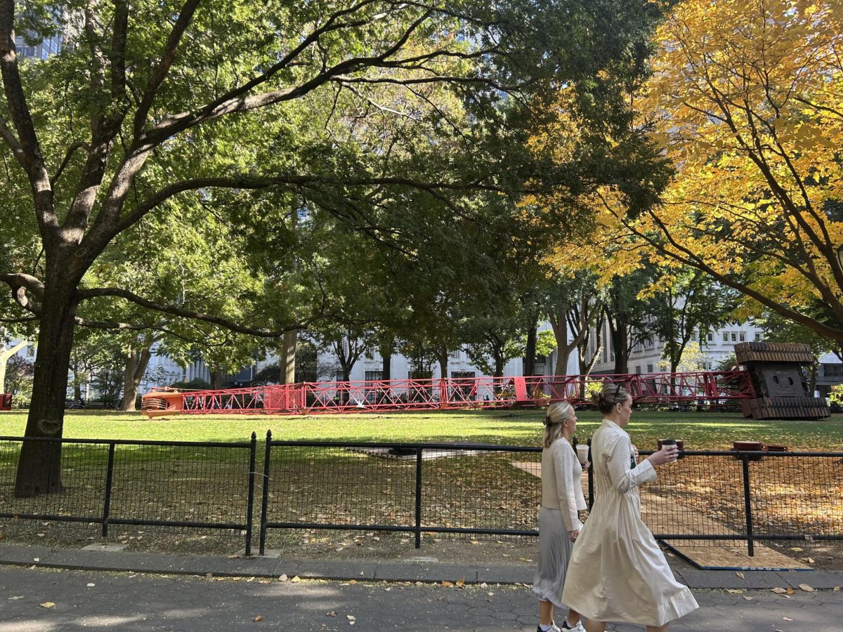 Fallen Crane on the Great Lawn