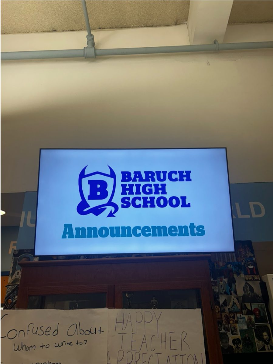Baruch's Lobby Monitor