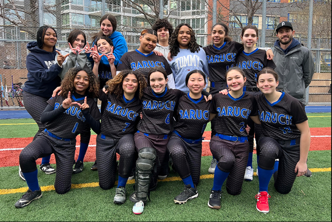 Baruch's softball team.