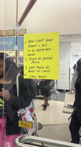 Instructions for students regrading Yondr Pouches.