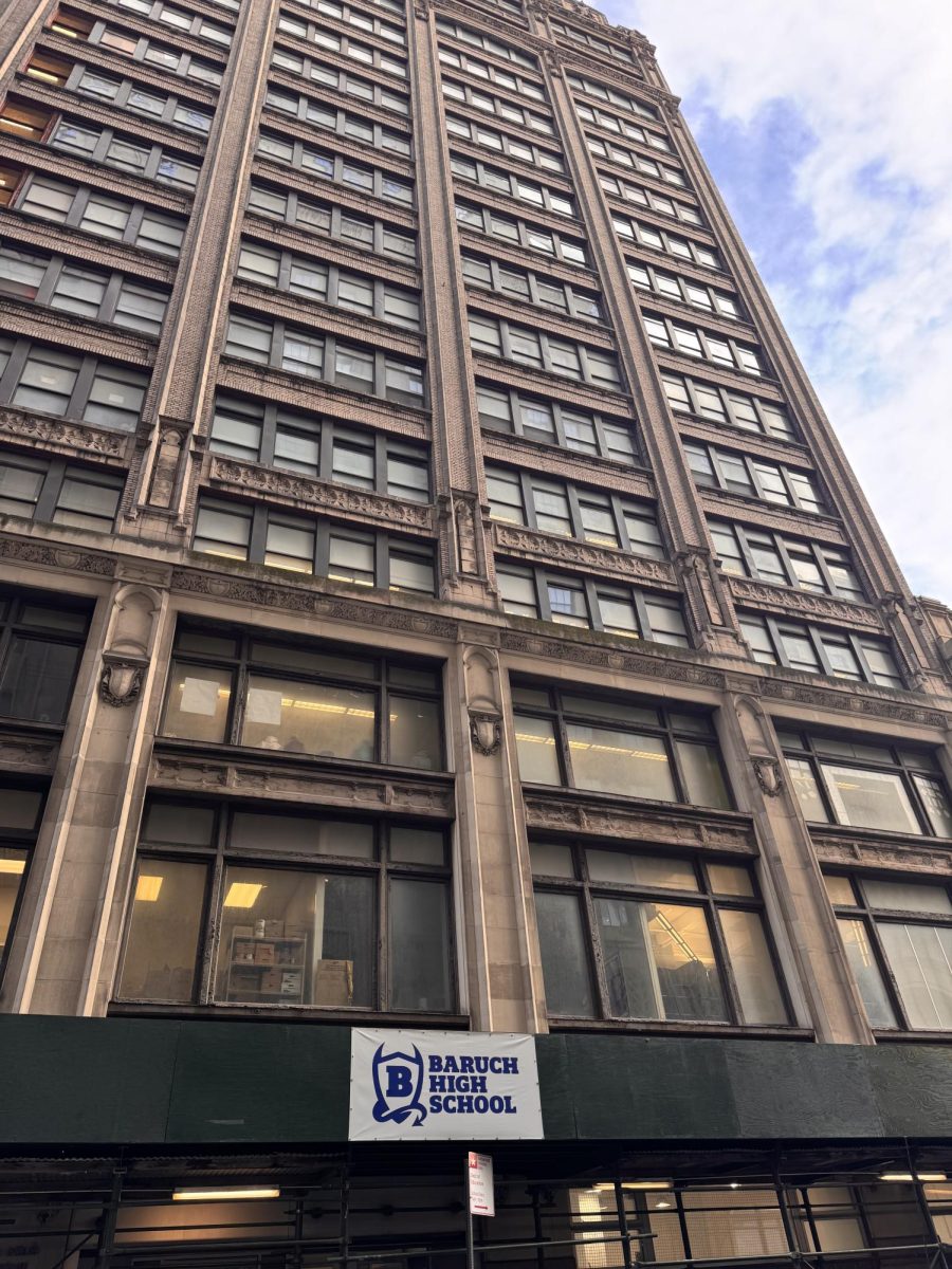 Outside of Baruch High School