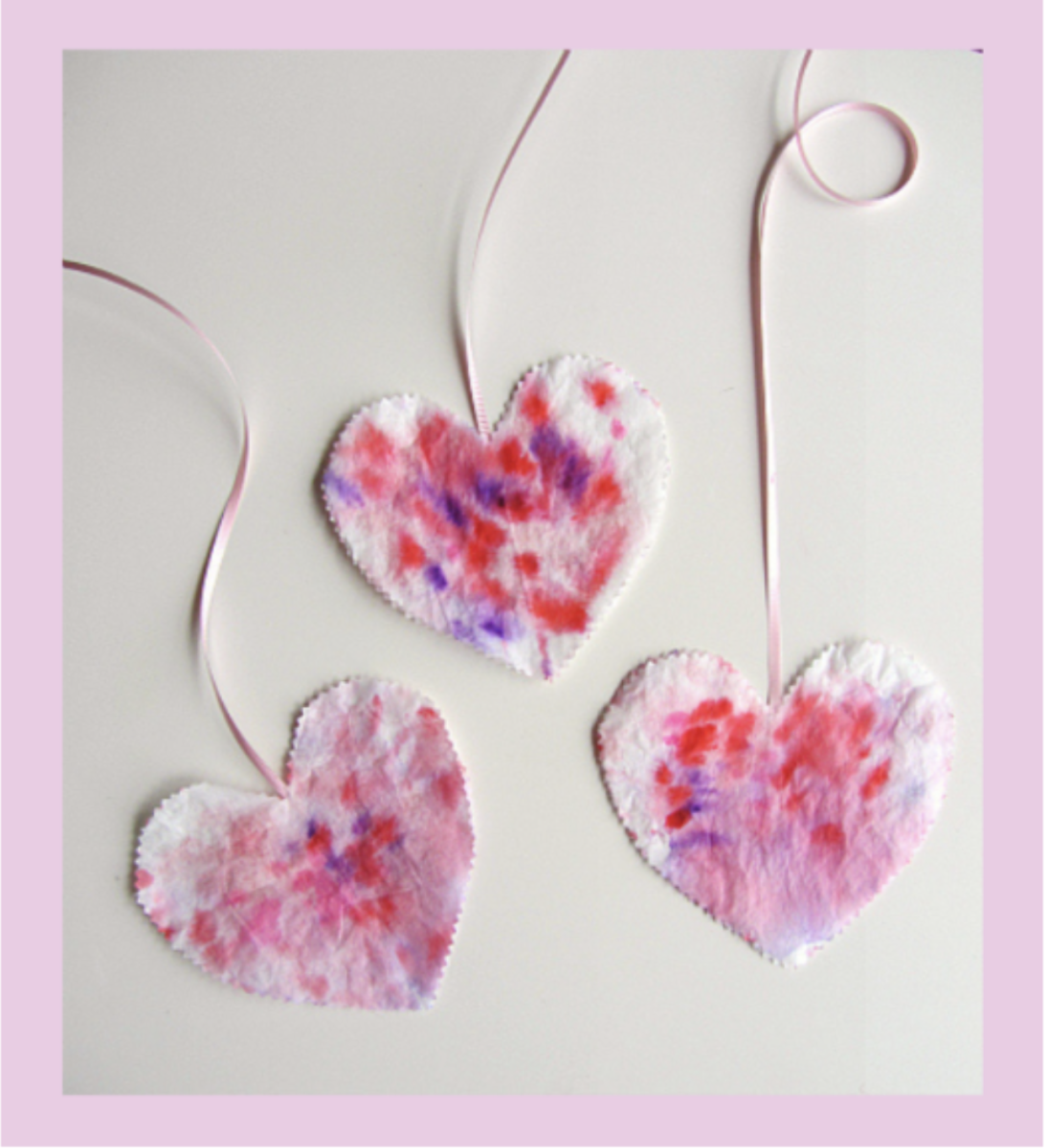 Valentine's Day arts and crafts.