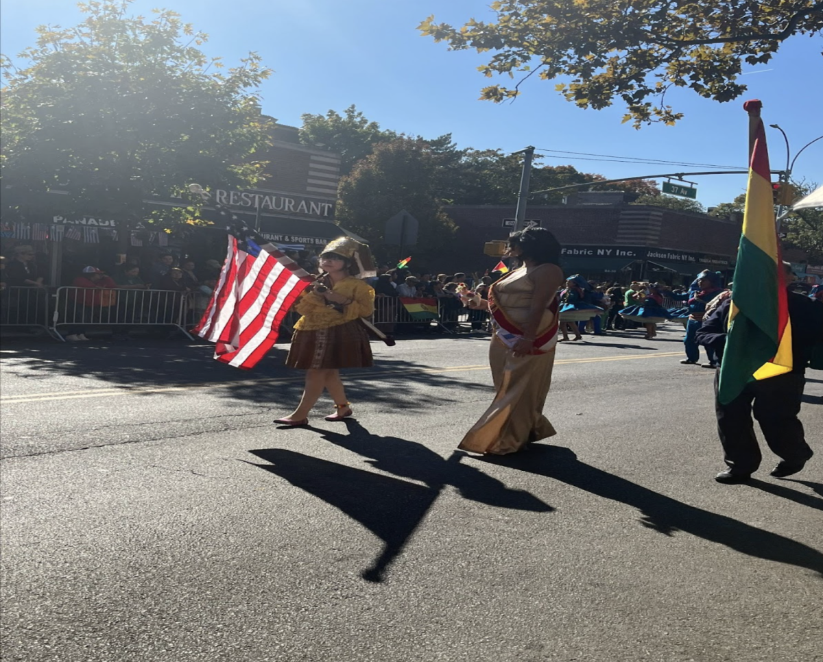 Bolivian parade in Jackson heights, NYC.